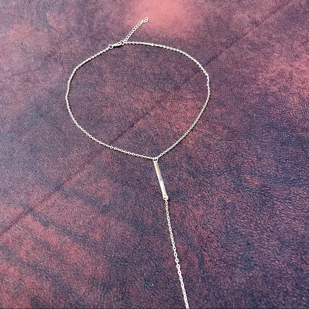 NWT Triangle & Rectangle Drop Necklace - Picture 4 of 6